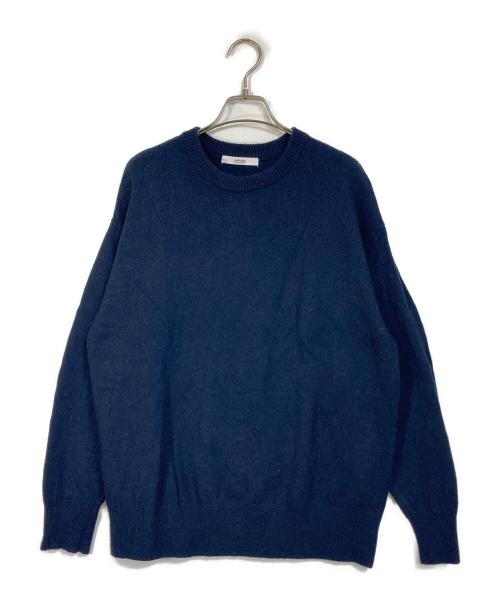 JOURNAL STANDARD relume（ジャーナルスタンダード レリューム）JOURNAL STANDARD relume (ジャーナルスタンダード レリューム) バックロゴニットプルオーバー ネイビー サイズ:FREEの古着・服飾アイテム