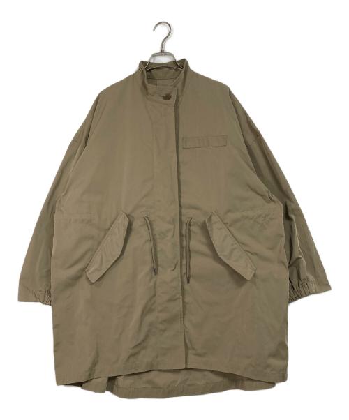 journal standard luxe（ジャーナルスタンダード ラックス）journal standard luxe (ジャーナルスタンダード ラックス) メモリーツイル モッズコート　オーバーサイズ　ビッグシルエット ベージュ サイズ:実寸参照の古着・服飾アイテム