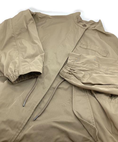 journal standard luxe（ジャーナルスタンダード ラックス）journal standard luxe (ジャーナルスタンダード ラックス) メモリーツイル モッズコート　オーバーサイズ　ビッグシルエット ベージュ サイズ:実寸参照の古着・服飾アイテム
