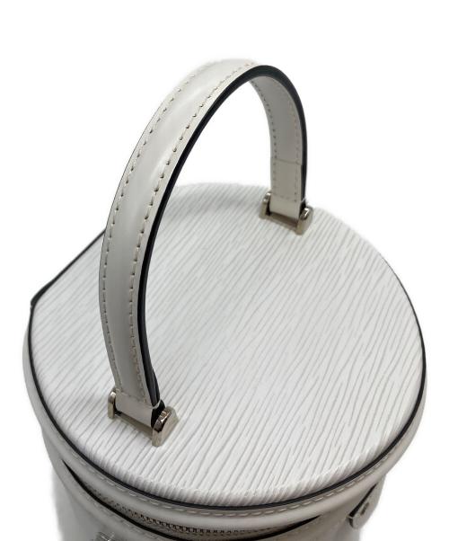 LOUIS VUITTON（ルイ ヴィトン）LOUIS VUITTON (ルイ ヴィトン) バニティバッグ　カンヌ　2018AW 伊勢丹ポップアップ限定品  フランス製 ホワイト×ブロン サイズ:実寸参照の古着・服飾アイテム