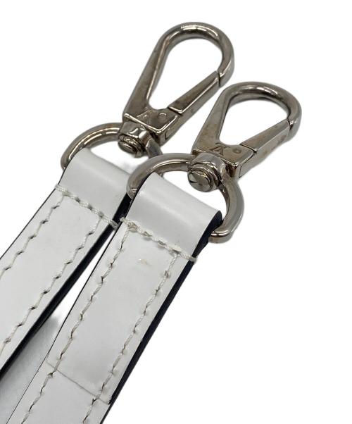 LOUIS VUITTON（ルイ ヴィトン）LOUIS VUITTON (ルイ ヴィトン) バニティバッグ　カンヌ　2018AW 伊勢丹ポップアップ限定品  フランス製 ホワイト×ブロン サイズ:実寸参照の古着・服飾アイテム