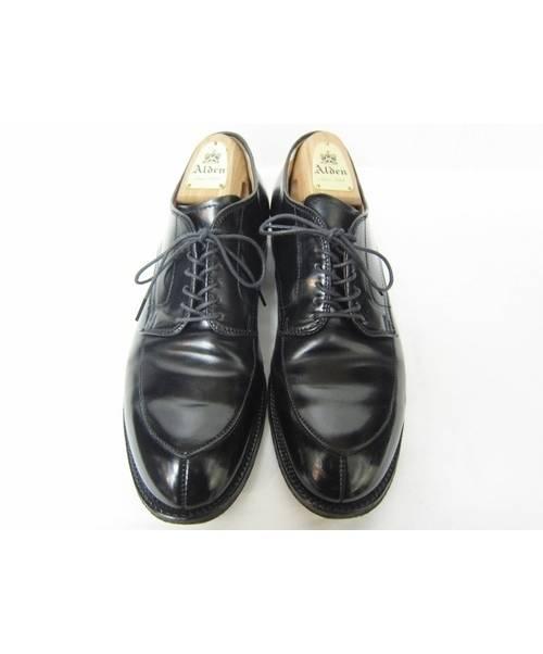 Alden（オールデン）ALDEN オールデン Vチップシューズ ブラック SIZE8 1/2（26.5cm） 54331 コードバンの古着・服飾アイテム