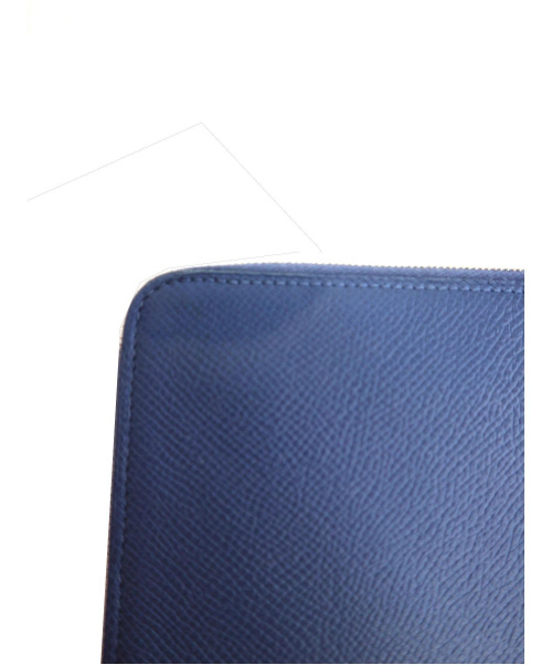HERMES（エルメス）HERMES (エルメス) Silk’in Classic wallet ブルー サイズ:表記なし 075188CK-AA C TS 001の古着・服飾アイテム