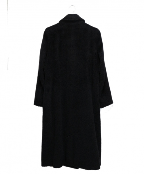 CELINE（セリーヌ）CELINE (セリーヌ) シャギーウールコート ブラック サイズ:42の古着・服飾アイテム