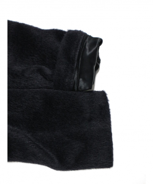 CELINE（セリーヌ）CELINE (セリーヌ) シャギーウールコート ブラック サイズ:42の古着・服飾アイテム