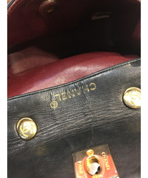 CHANEL（シャネル）CHANEL (シャネル) ショルダーバッグ ブラック サイズ:下記参照 1430037　ミニミニマトラッセ　フランス製の古着・服飾アイテム