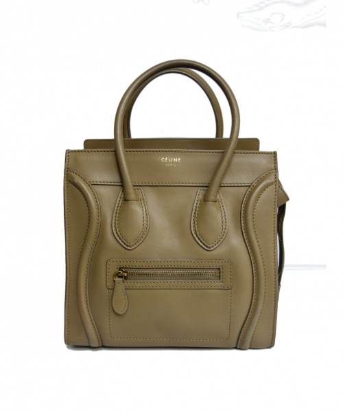 CELINE（セリーヌ）CELINE (セリーヌ) ハンドバッグ ベージュ サイズ:下記参照 ラゲージ S-VP-0112の古着・服飾アイテム