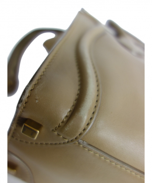 CELINE（セリーヌ）CELINE (セリーヌ) ハンドバッグ ベージュ サイズ:下記参照 ラゲージ S-VP-0112の古着・服飾アイテム