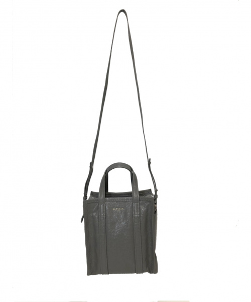 BALENCIAGA（バレンシアガ）BALENCIAGA (バレンシアガ) バザールショッパーハンドバッグ グレー サイズ:下記参照 452458・1230・A・457024 BAZAR SHOPPER XSの古着・服飾アイテム