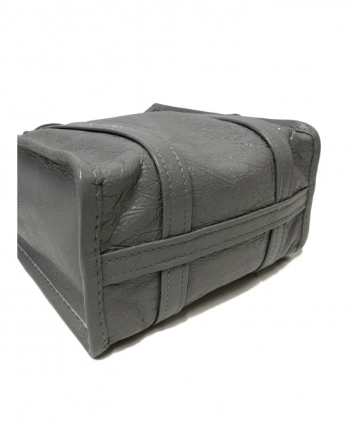 BALENCIAGA（バレンシアガ）BALENCIAGA (バレンシアガ) バザールショッパーハンドバッグ グレー サイズ:下記参照 452458・1230・A・457024 BAZAR SHOPPER XSの古着・服飾アイテム