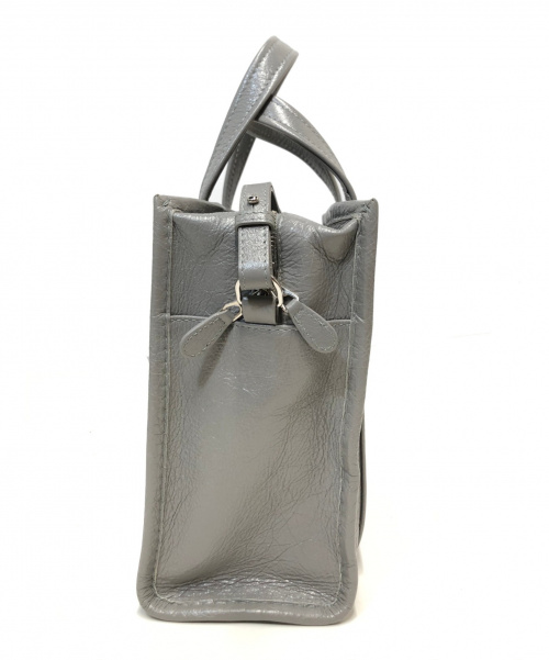 BALENCIAGA（バレンシアガ）BALENCIAGA (バレンシアガ) バザールショッパーハンドバッグ グレー サイズ:下記参照 452458・1230・A・457024 BAZAR SHOPPER XSの古着・服飾アイテム
