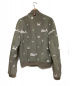 Thom Browne (トムブラウン) パテントヴァーシティージャケット グレー サイズ:3 16AW MJU417B：39800円