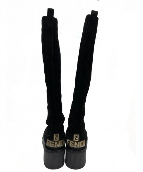 FENDI（フェンディ）FENDI (フェンディ) ロングブーツ ブラック サイズ:36 1/2の古着・服飾アイテム