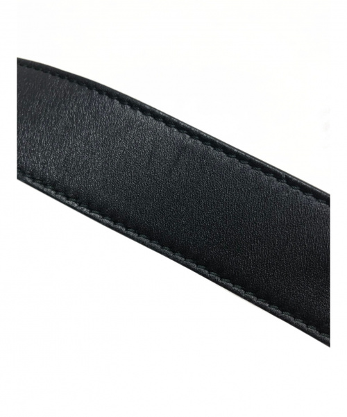 GUCCI（グッチ）GUCCI (グッチ) ダブルGバックルベルト ブラック サイズ:下記参照 414516 AP00T 75 30 525040の古着・服飾アイテム