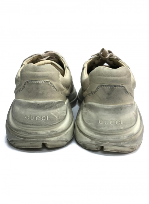 GUCCI（グッチ）GUCCI (グッチ) ライトンスニーカー グレー サイズ:72/1 ?498916　 A9L00 9522の古着・服飾アイテム