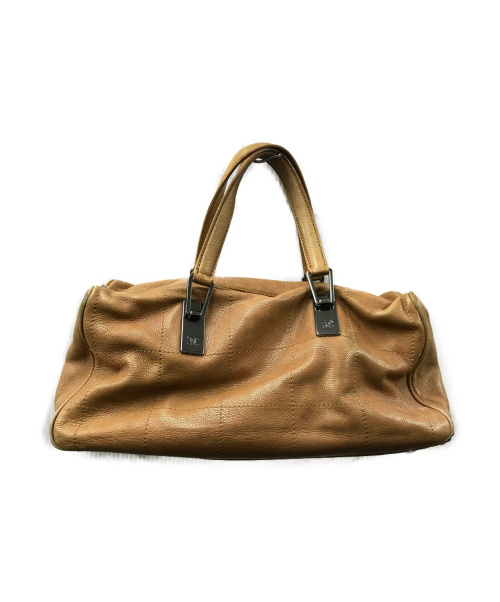 CHANEL（シャネル）CHANEL (シャネル) キャビアスキンミニボストンバッグ ベージュ チョコバー 8507921の古着・服飾アイテム