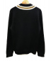 GUCCI (グッチ) ビーアップリケVネックセーター ブラック サイズ:M  17AW 452796 X5H38：35800円