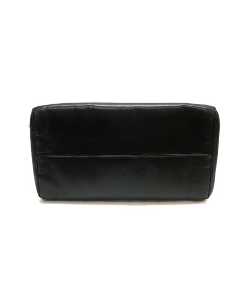 LOEWE（ロエベ）LOEWE (ロエベ) ナッパレザーミニ ハンドバッグ ブラック アナグラムの古着・服飾アイテム