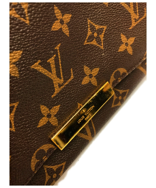 LOUIS VUITTON（ルイ ヴィトン）LOUIS VUITTON (ルイ ヴィトン) モノグラム・フェイボリットPM ブラウン M40717 FL0123の古着・服飾アイテム