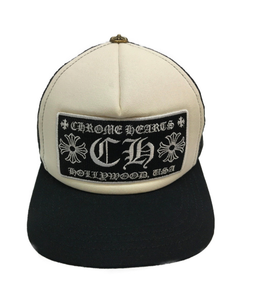 CHROME HEARTS（クロムハーツ）CHROME HEARTS (クロムハーツ) ベースボールキャップ ホワイト×ブラック  2238-304-3326の古着・服飾アイテム