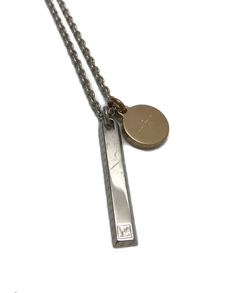 LOUIS VUITTON（ルイ ヴィトン）LOUIS VUITTON (ルイ ヴィトン) コリエ・チャーム・チェーンロジン ネックレス シルバー M64217の古着・服飾アイテム