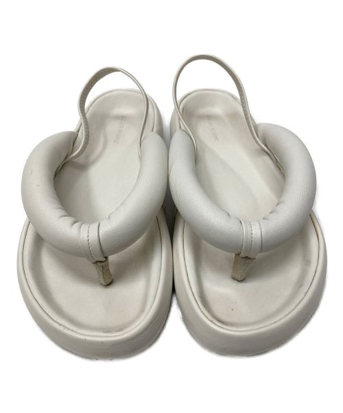 ISABEL MARANT（イザベルマラン）ISABEL MARANT (イザベルマラン) LEATHER PUFFY S ホワイト サイズ:36の古着・服飾アイテム