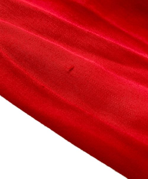 stradivari（ストラディバリ）stradivari (ストラディバリ) ギャバオープンカラーシャツ レッド サイズ:MLの古着・服飾アイテム