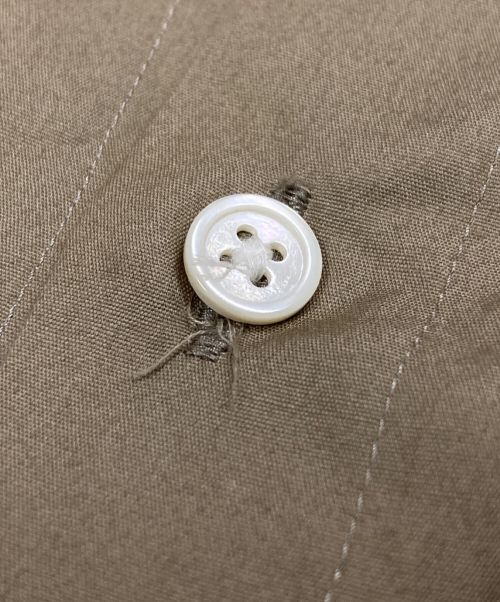 stein（シュタイン）stein (シュタイン) OVERSIZED LAYERED SHIRT ベージュ サイズ:Sの古着・服飾アイテム