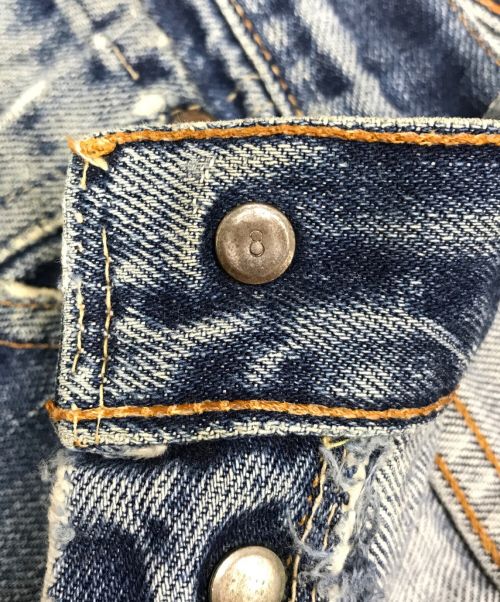 LEVI'S（リーバイス）LEVI'S (リーバイス) 501リペア加工デニムパンツ インディゴ サイズ:不明の古着・服飾アイテム