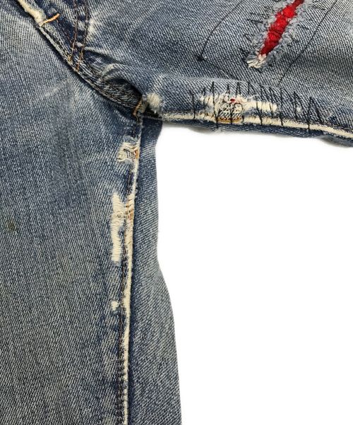 LEVI'S（リーバイス）LEVI'S (リーバイス) 501リペア加工デニムパンツ インディゴ サイズ:不明の古着・服飾アイテム