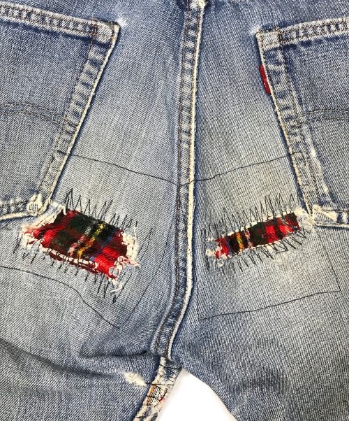 LEVI'S（リーバイス）LEVI'S (リーバイス) 501リペア加工デニムパンツ インディゴ サイズ:不明の古着・服飾アイテム