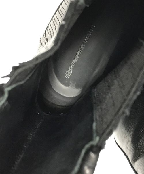 ALEXANDER WANG（アレキサンダー・ワン）ALEXANDER WANG (アレキサンダーワン) サイドゴアブーツ ブラック サイズ:38の古着・服飾アイテム
