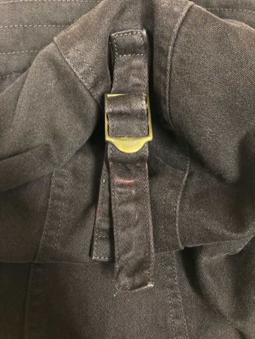 BONEVILLE（ボンネビル）BONEVILLE (ボンネビル) 【OLD】80-90’Sナイロン切替コットンジャケット イエロー×ブラウン サイズ:46の古着・服飾アイテム