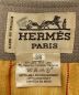 中古・古着 HERMES (エルメス) 総柄カシミア混ノーカラージャケット ベージュ サイズ:38：52000円