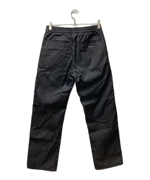 PRADA（プラダ）PRADA (プラダ) Re-Nylonロゴパンツ ブラック サイズ:Sの古着・服飾アイテム