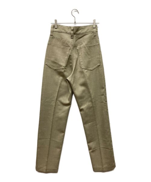 jonnlynx（ジョンリンクス）jonnlynx (ジョンリンクス) WOOL OXFORD PANTS ベージュ サイズ:34の古着・服飾アイテム