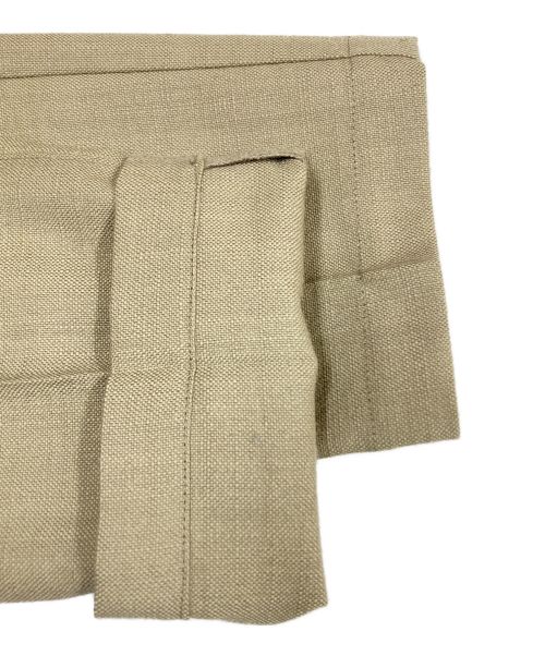 jonnlynx（ジョンリンクス）jonnlynx (ジョンリンクス) WOOL OXFORD PANTS ベージュ サイズ:34の古着・服飾アイテム