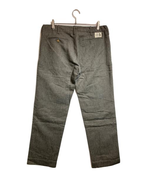 OLD CROW（オールドクロウ）OLD CROW (オールドクロウ) ウール混パンツ グレー サイズ:XLの古着・服飾アイテム