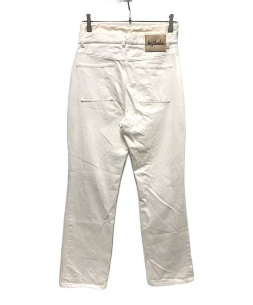 Irojikake（イロジカケ）Irojikake (イロジカケ) ダメージ加工ホワイトデニムパンツ ホワイト サイズ:Mの古着・服飾アイテム