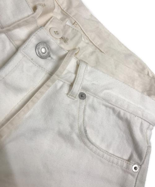 Irojikake（イロジカケ）Irojikake (イロジカケ) ダメージ加工ホワイトデニムパンツ ホワイト サイズ:Mの古着・服飾アイテム