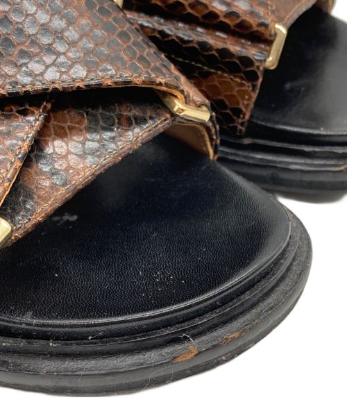 MARNI（マルニ）MARNI (マルニ) FUSSBETT ブラウン サイズ:36の古着・服飾アイテム