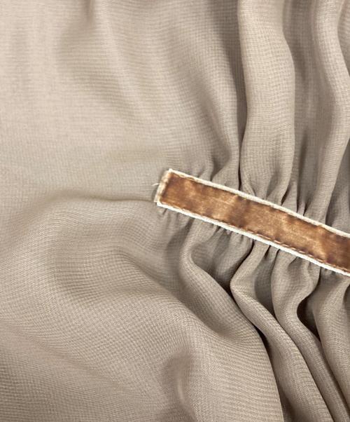 Ameri（アメリ）Ameri (アメリ) CHIFFON GATHER DRESS ブラウン サイズ:Sの古着・服飾アイテム