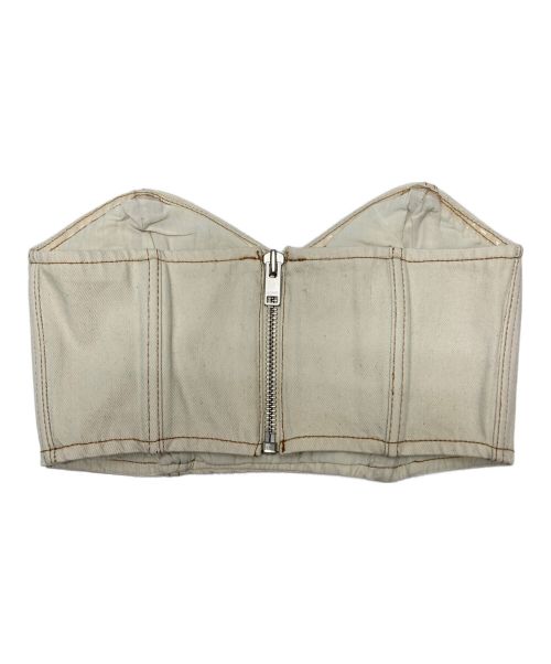 GANNI（ガニー）GANNI (ガニー) ビスチェ ベージュ サイズ:34の古着・服飾アイテム