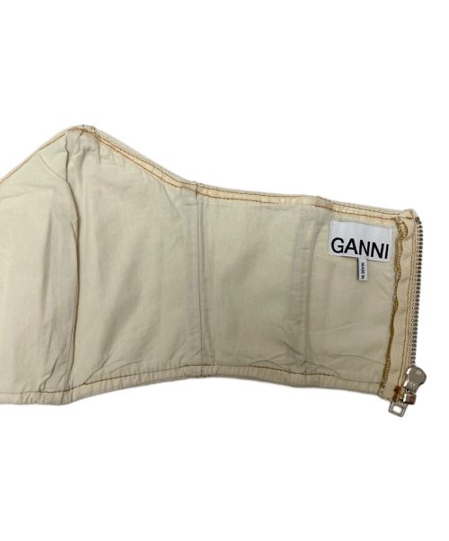 GANNI（ガニー）GANNI (ガニー) ビスチェ ベージュ サイズ:34の古着・服飾アイテム