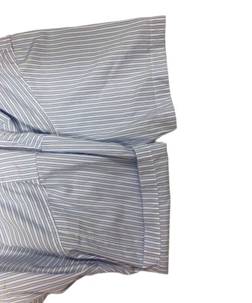 COMME des GARCONS SHIRT（コムデギャルソンシャツ）COMME des GARCONS SHIRT (コムデギャルソンシャツ) 半袖ペイントシャツ ブルー×ホワイト サイズ:XLの古着・服飾アイテム