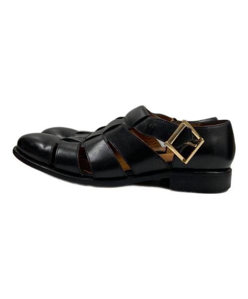 Jalan Sriwijaya（ジャランスリウァヤ）Jalan Sriwijaya (ジャランスリウァヤ) グルカシューズ ブラック サイズ:21.5の古着・服飾アイテム