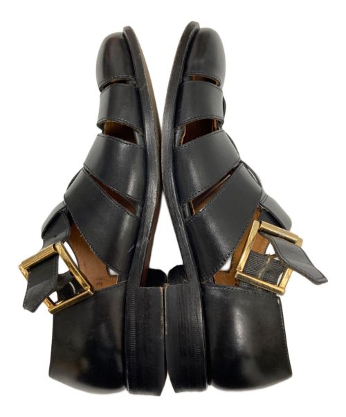 Jalan Sriwijaya（ジャランスリウァヤ）Jalan Sriwijaya (ジャランスリウァヤ) グルカシューズ ブラック サイズ:21.5の古着・服飾アイテム