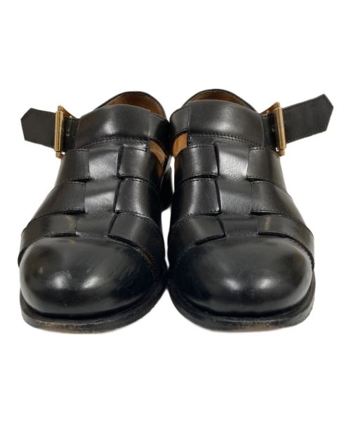 Jalan Sriwijaya（ジャランスリウァヤ）Jalan Sriwijaya (ジャランスリウァヤ) グルカシューズ ブラック サイズ:21.5の古着・服飾アイテム