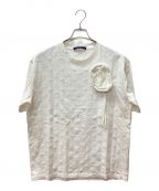 LOUIS VUITTONルイ ヴィトン）の古着「モノグラムフックアンドループTEE」｜ホワイト