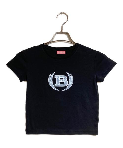 BlackEyePatch（ブラックアイパッチ）BlackEyePatch (ブラックアイパッチ) プリントTシャツ ブラック サイズ:Ｓの古着・服飾アイテム